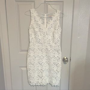 LOFT Floral Lace Dress